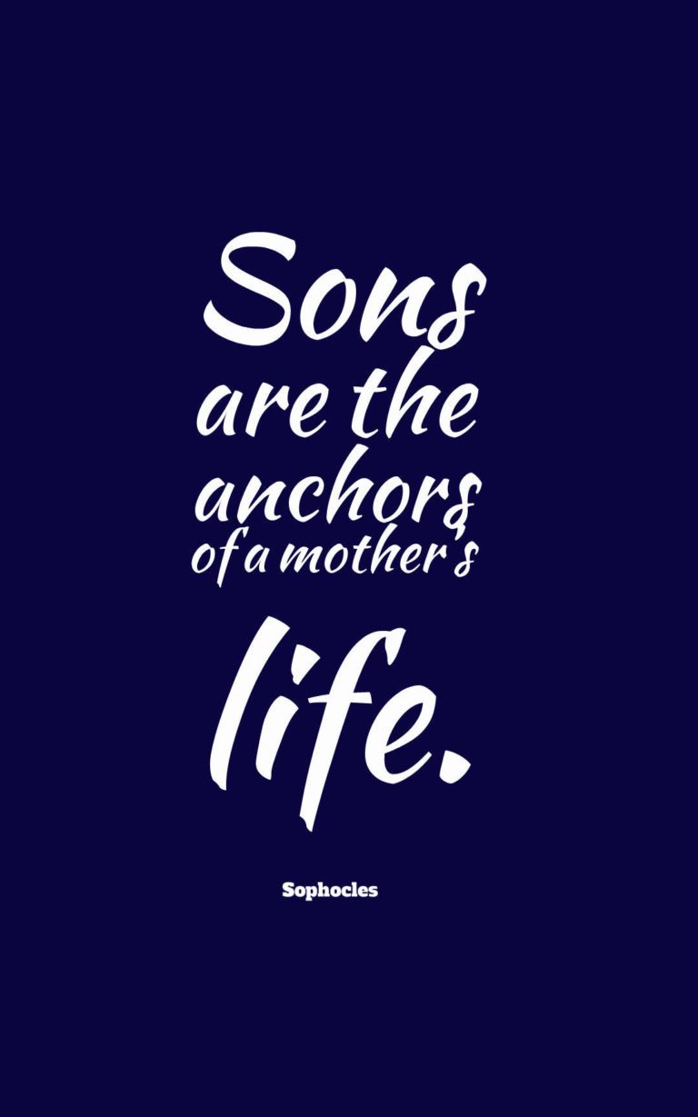 35 Beautiful Mother And Son Quotes With Images