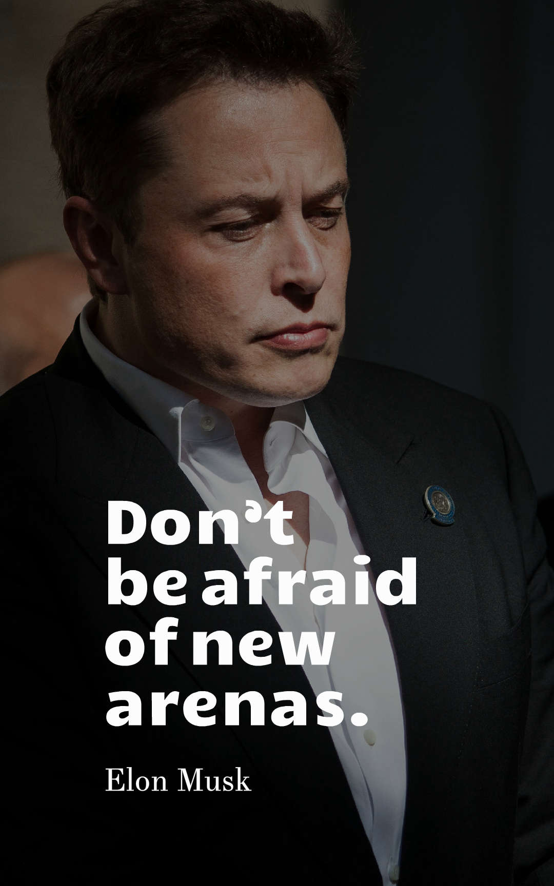Don’t be afraid of new arenas.