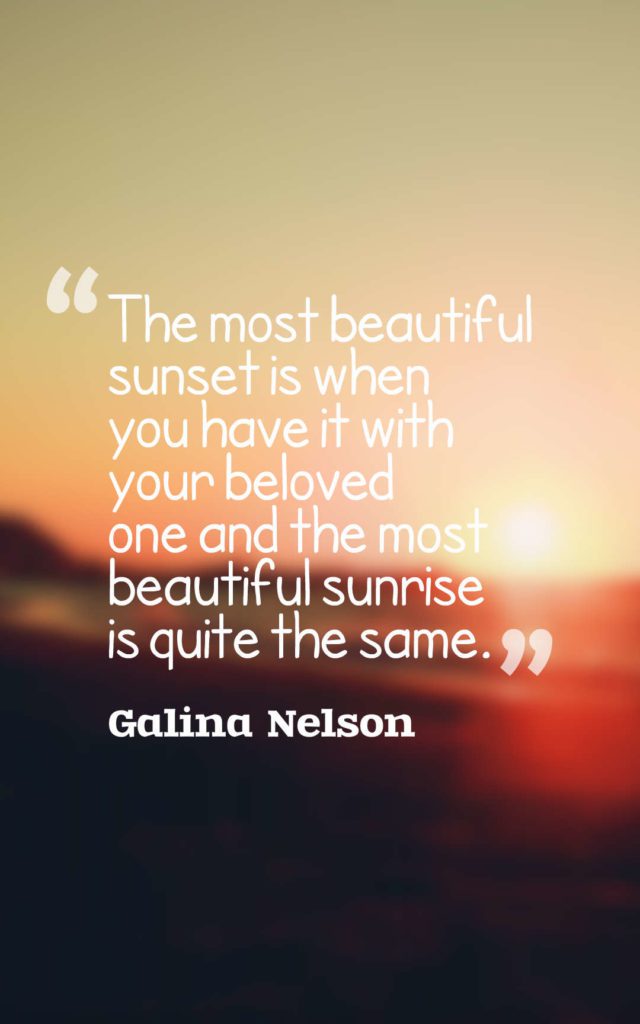 70 Beautiful Sunset Quotes With Images