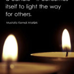 A good teacher is like a candle - it consumes itself to light the way for others.