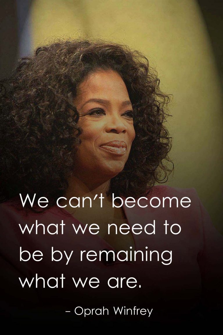 40 Inspirational Oprah Winfrey Quotes