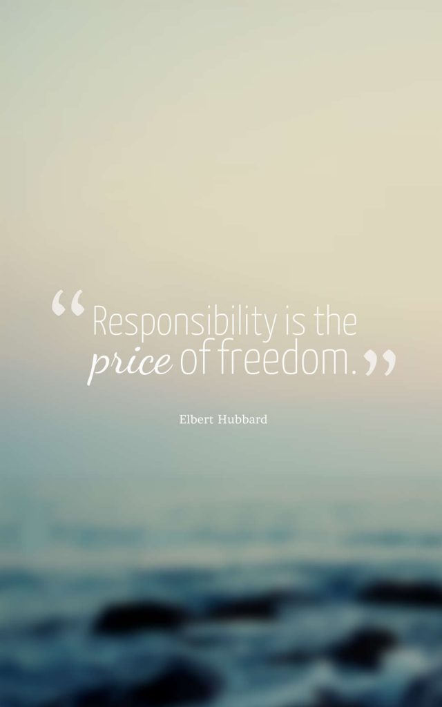 100 Inspirational Responsibility Quotes