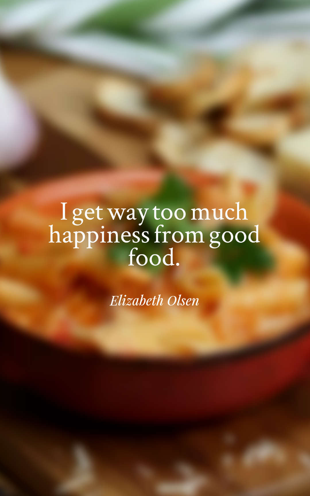 I get way too much happiness from good food.