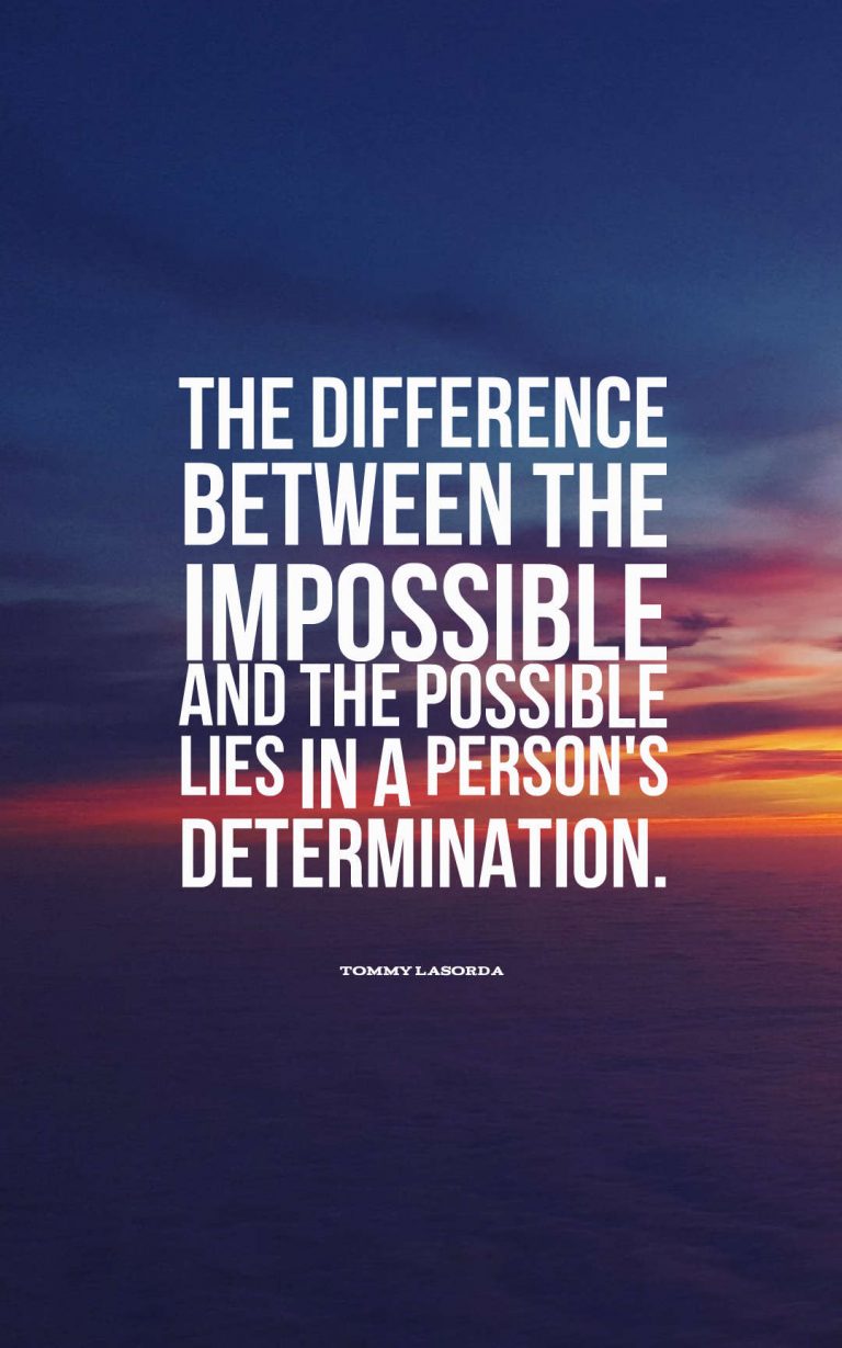 31 Inspirational Determination Quotes And Sayings