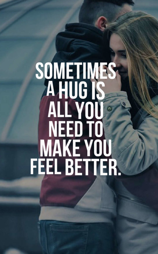 45 Best Hug Quotes With Images 