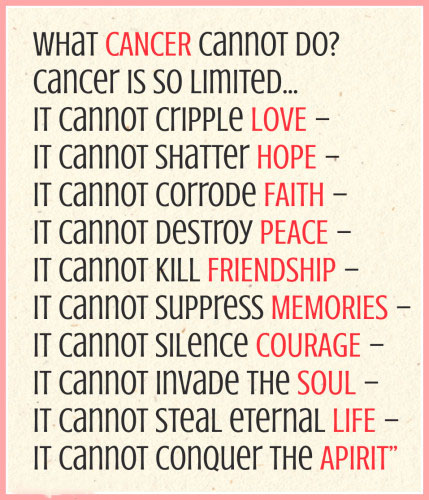 40 Most Inspiring Cancer Quotes World Cancer Day