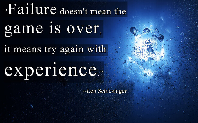 Famous failure quotes by Len Schlesinger